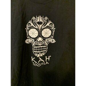 KAH Tequila Men’s Sz‎ XL Vintage 2000s T-Shirt Skull Hip Hop Calavera Black